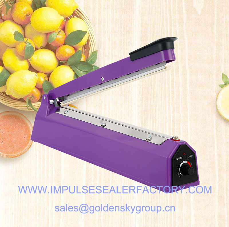 Zhejiang Tianyu industry Co. Ltd. Supplier Factory Make and Supply Manual With Sealing 3.0 mm Width Electric Flat Impulse Heat Plastic Bag Sealer PFS Series Poly Tubing Packaging Machine 浙江天宇实业有限公司。供应商工厂制造和供应手册与封口3.0 mm宽电平脉冲热塑料袋封口机PFS系列管材包装机