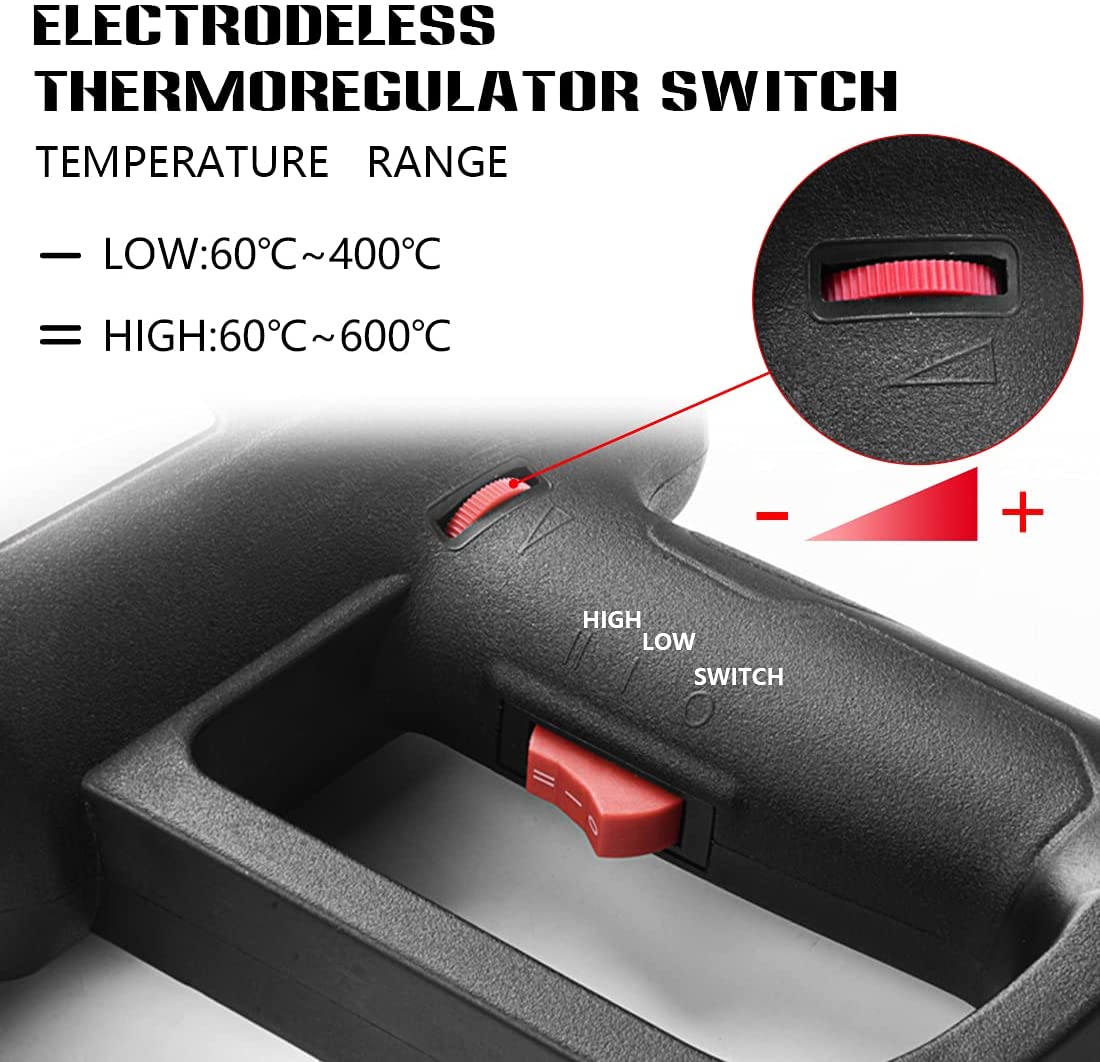 Zhejiang Tianyu industry Co. Ltd Factory Produce and Sale Electric Dual Air Speed Adjustable Gear 1400W Stepless Regulation Adjustable Temperature Hot Air Gun TQR-85B Series Handheld Heat Gun 浙江天宇实业有限公司工厂生产销售电动双风速可调齿轮1400W无级调节可调温度热风枪tqc - 85b系列手持式热风枪