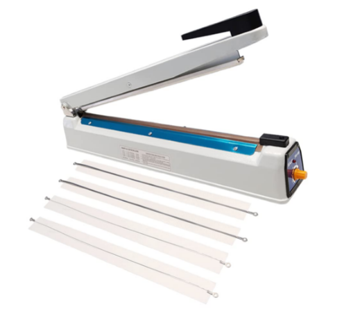 Zhejiang Tianyu industry Co. Ltd Supplier Factory Manufacturer Supply and Sale Hand Operation Sealing 2.0 mm Width Desktop Impulse Heat Sealer For Plastic Bag FS Series Tabletop Type Poly Bag Heat Sealing Machine 浙江天宇实业有限公司供给厂制造厂家供应销售手工操作封口2.0 mm宽桌面式塑料袋脉冲热封口机FS系列桌面式保塑袋热封口机