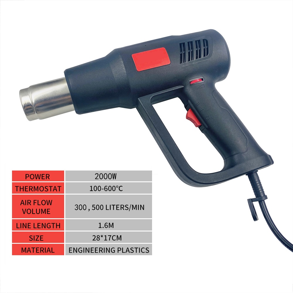 <strong>Stepless Adjustable Temperature 50-500℃ Heat Gun TQR-85B2</strong>