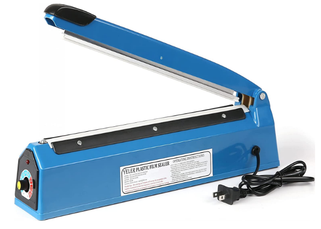 <strong>Manual Impulse Mylar Bag Sealer Heat Sealing Machine PFS-300</strong>